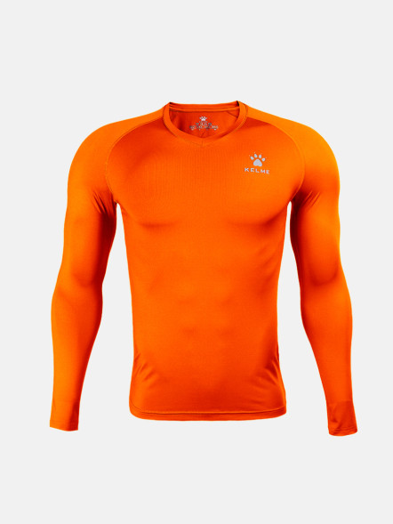 Термобелье (верх) KELME ProThin Long-sleeved Tights (Medium Armor Tights) Orange