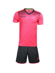 Вратарская форма KELME Goalkeeper Short Sleeve Suit (Pink/Dark Grey)