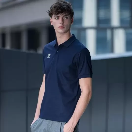 Футболка-поло KELME Short Sleeve Polo Shirt Blue