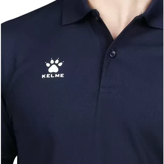 Футболка-поло KELME Short Sleeve Polo Shirt Blue