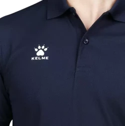 Футболка-поло KELME Short Sleeve Polo Shirt Blue