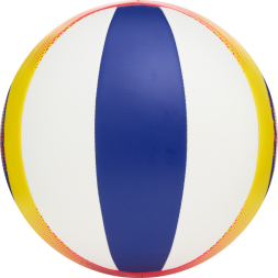 Мяч вол. пляжн. MIKASA BV552C,10 пан., мягкая синт.кожа (ПУ), маш.сш.,бут.кам,нейлон.к,бел-син-желт