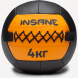 Медбол INSANE IN24-WB100, 4 кг, оранжевый