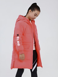 Детский пуховик KELME Girl's Mid-Length Down Jacket Red