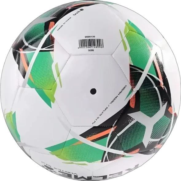 Мяч футбольный KELME Vortex 18.2 (32 Panels) (White/Green)