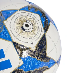 Мяч футзал  ADIDAS UCL Pro Sala JP1546, р 4, FIFA Quality Pro, 32п, ПУ, руч сш, бело-синий
