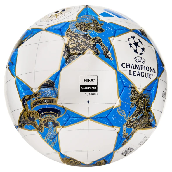 Мяч футзал  ADIDAS UCL Pro Sala JP1546, р 4, FIFA Quality Pro, 32п, ПУ, руч сш, бело-синий