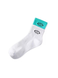 Носки KELME Men's Short Tube Casual Socks (White/Light Blue)
