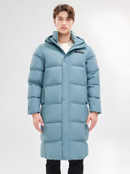 Пуховик KELME Long Down Jacket Light Blue
