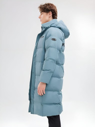 Пуховик KELME Long Down Jacket Light Blue
