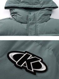Пуховик KELME Long Down Jacket Light Blue
