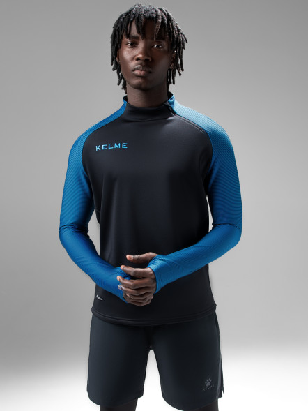 Лонгслив KELME Training Jacket (Black/Blue)