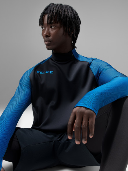 Лонгслив KELME Training Jacket (Black/Blue)