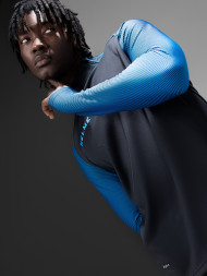 Лонгслив KELME Training Jacket (Black/Blue)