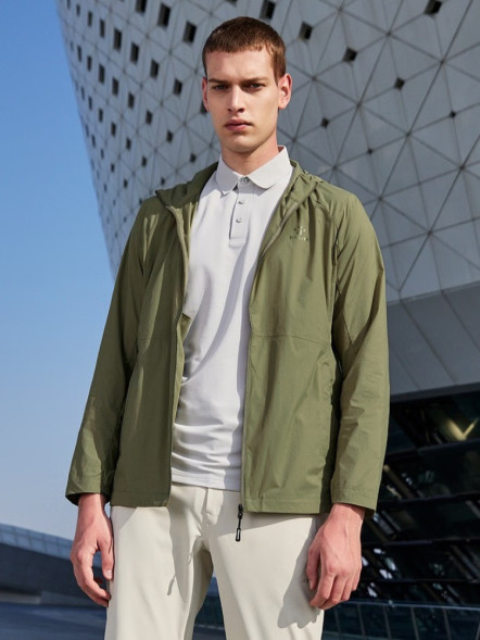 Ветровки KELME Thin Trench Coat Green