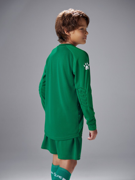 Детская вратарская форма KELME Long Sleeve Goalkeeper Suit Green