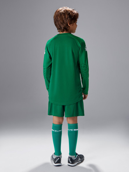 Детская вратарская форма KELME Long Sleeve Goalkeeper Suit Green