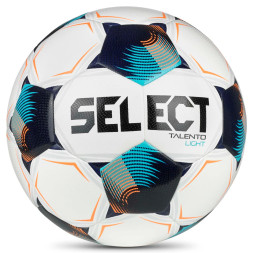 Мяч футб. SELECT Talento DB Light V26, 0774871014 р.4, 32п, ПУ, гибрид.сш, бело-сине-бирюзовый