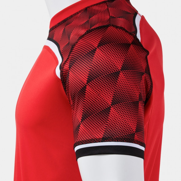 ФУТБОЛКА С КОРОТКИМ РУКАВОМ IRON HANDBALL PRO КРАСНЫЙ ЧЁРНЫЙ