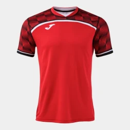 ФУТБОЛКА С КОРОТКИМ РУКАВОМ IRON HANDBALL PRO КРАСНЫЙ ЧЁРНЫЙ
