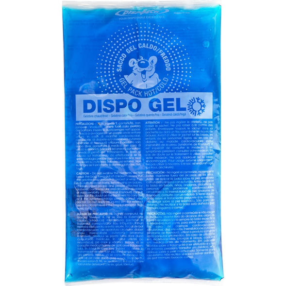 Многоразовый гелевый пакет для нагрева/охлаждения DISPO GEL, 352419, р 14*24 см