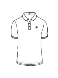 Футболка-поло KELME Men's Short Sleeve Polo Shirt White