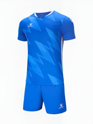 Футбольная форма KELME Short-Sleeved Football Suit Blue