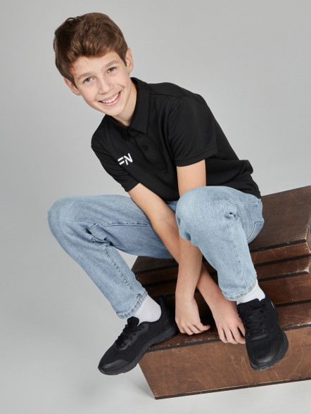 Детская футболка-поло FN Polo Kid Sport Black
