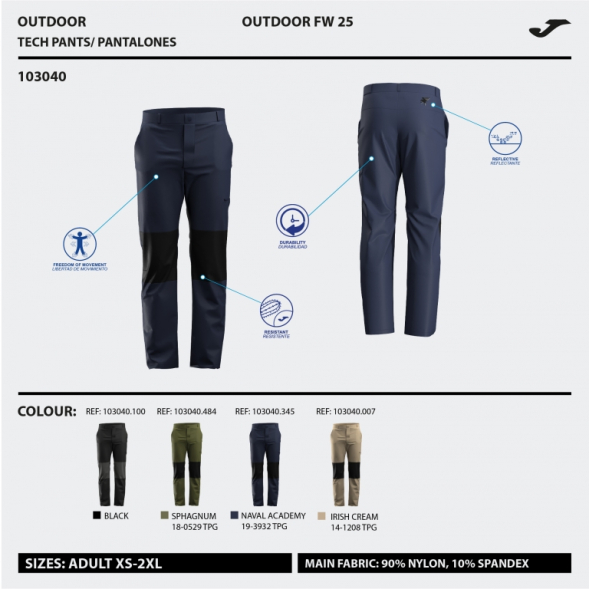 PANTALÓN LARGO EXPLORER MARINO