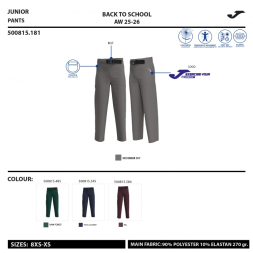 PANTALÓN LARGO KIDS CAMP MARINO