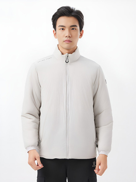 Демисезонная куртка KELME Stand Collar Cotton Coat Grey