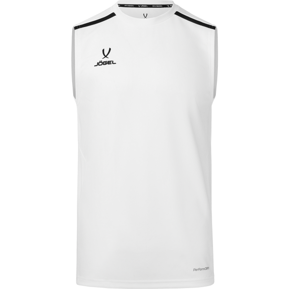 Майка тренировочная JÖGEL DIVISION PerFormDRY Training Sleeveless, белый