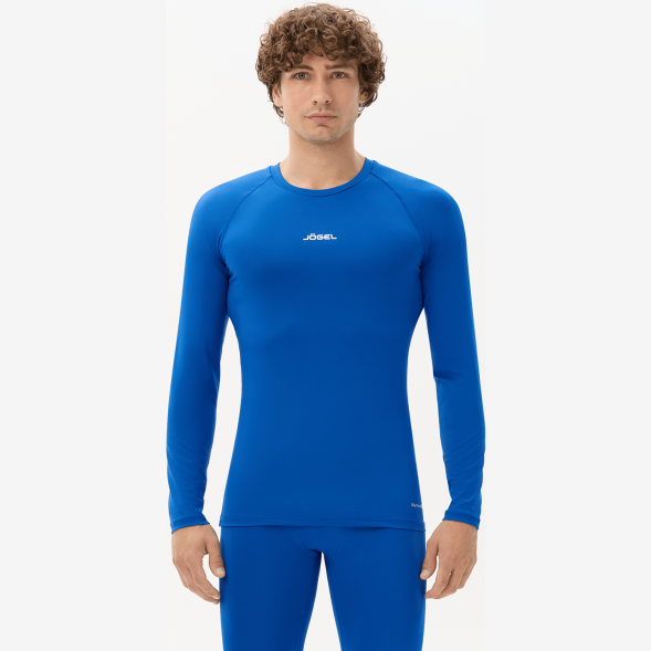 Футболка компрессионная с длинным рукавом JOGEL CAMP PerFormDRY Baselayer LS Tee, синий