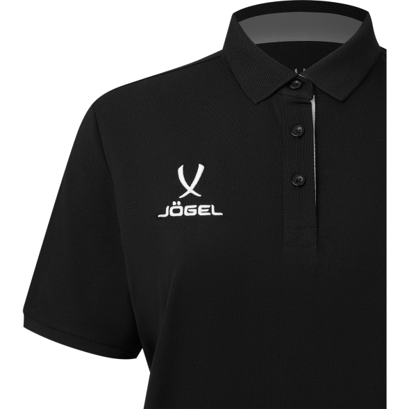 Поло женское JÖGEL PREMIER PerFormDRY CVC Polo W, черный