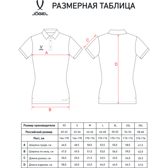 Поло женское JÖGEL PREMIER PerFormDRY CVC Polo W, черный