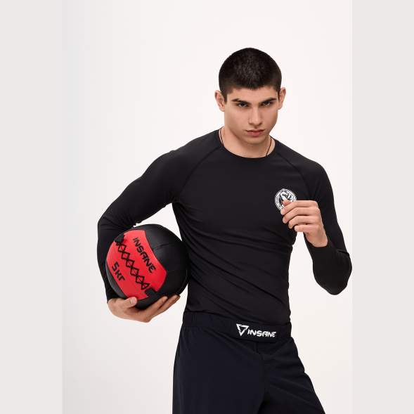 Медбол INSANE IN24-WB100, 5 кг, красный