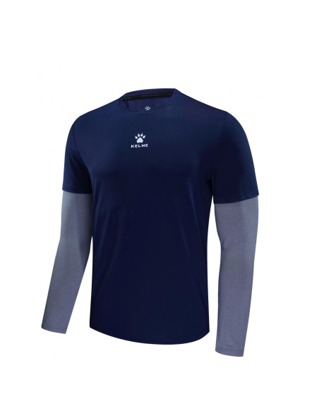 Лонгслив KELME Basketball Training T-Shirts (Long Sleeve) Dark Blue