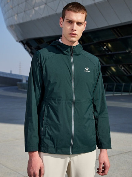 Ветровки KELME Thin Trench Coat Dark Green