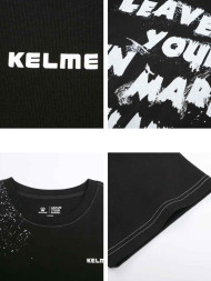 Футболка KELME Round Neck Short Sleeve T-Shirt Black