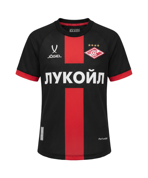 Футболка игровая JOGEL PREMIER PerFormDRY Spartak Reserve Jersey, черный/красный
