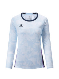 Лонгслив KELME Women's Long-sleeved Training Uniform Light Blue