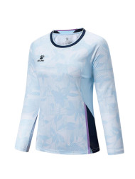 Лонгслив KELME Women's Long-sleeved Training Uniform Light Blue