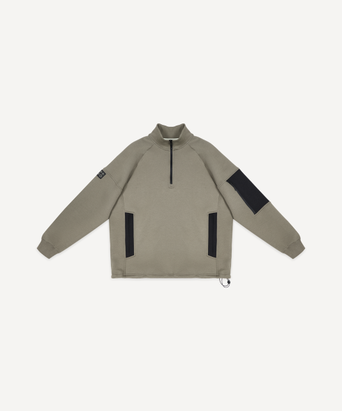 Худи JOGEL Power Inside Hoodie W Relaxed Fit, оливковый