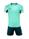 Футбольная форма KELME Short-Sleeved Football Suit Teal