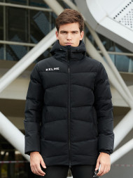 Пуховик KELME Long Middle-Down Jacket Black
