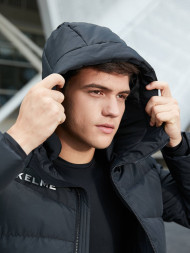Пуховик KELME Long Middle-Down Jacket Black