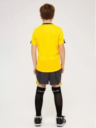 Детская футбольная форма KELME Short Sleeve Football Uniform (Yellow/Black)