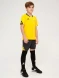 Детская футбольная форма KELME Short Sleeve Football Uniform (Yellow/Black)