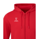 Худи на молнии JOGEL ESSENTIAL Cotton FZ Hoodie, красный, детский