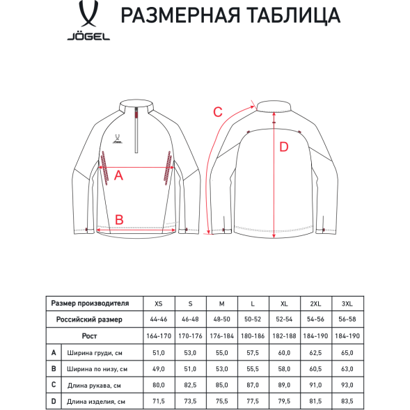 Топ ветрозащитный JÖGEL PREMIER PerFormPROOF Wind Top, серый